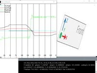 LSM9DS0を使った姿勢表示の試作