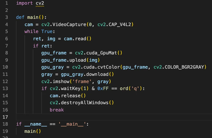 Jetson NanoでCUDAとOpenCVを使う準備