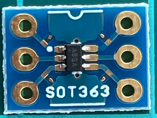 デジタルポテンショメーターの通信確認