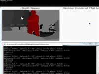 手の動きに合わせたカーソル操作